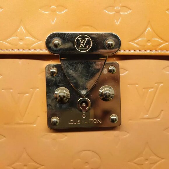 LOUIS VUITTON Vernis Spring Street Hand Bag Marshmallow Pink M91033 Auth - Picture 14 of 16